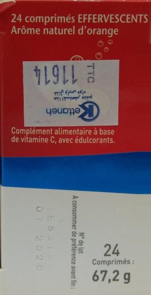 Vitarmonyl Vitamine C 500 Comprimés effervescents